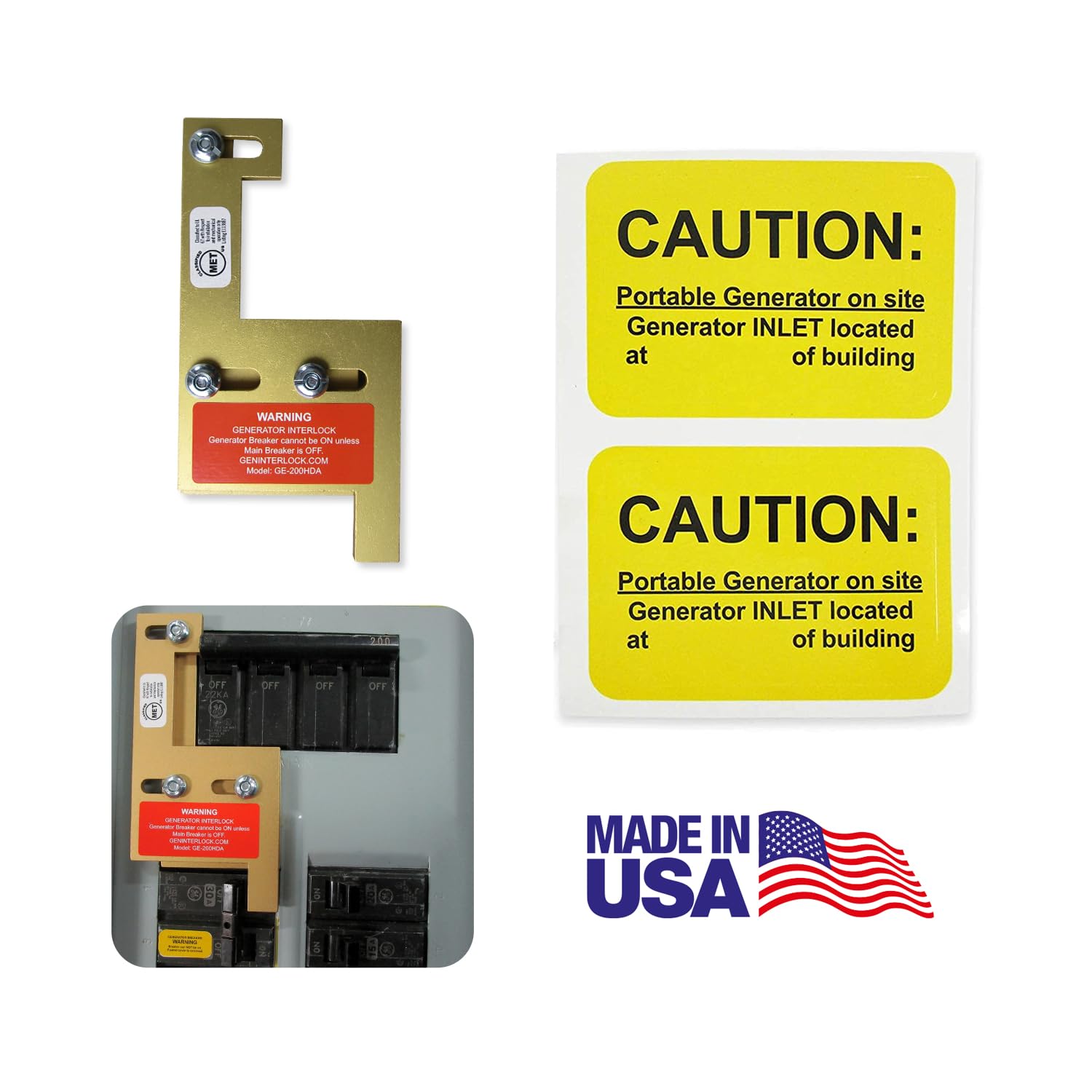 GE-200HDA GE General Electric Generator Interlock Kit for